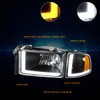 PM PERFORMOTOR Switchback Dual L-Shape LED Headlights+Side Marker Lights Compatible