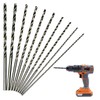 10 Piece 150mm Extra Long High-Speed Steel Twist Drill Bit