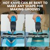Hot Knife Foam Cutter With Slotting/Groove, Air Cooled Electric Hot