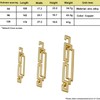 LFWATAXY 4PCS Chinese Style Cabinet Pull Handles, Drawer Pulls, Closet