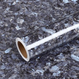 VEELIKE Glossy Blue Granite Contact Paper for Countertops Peel and Stick Waterproof Marble Countertop Contact Paper 15.7''x354'' Self Adhesive Marble Wallpaper Peel and Stick for Kitchen Bathroom Desk