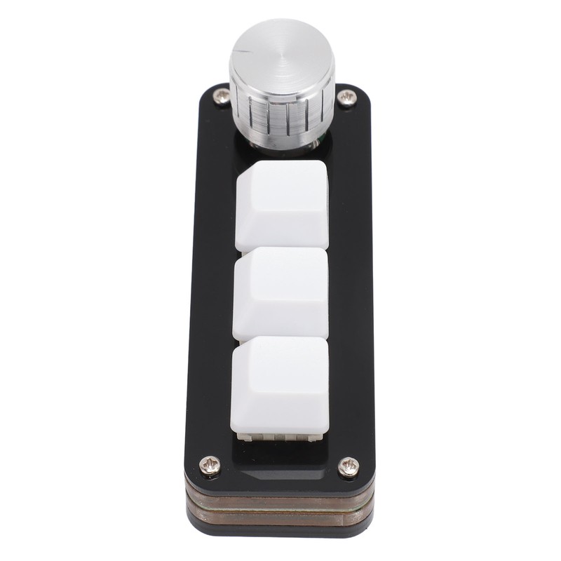 Mini 3 Key Keypad with Knob Custom Programming Hot Swappable