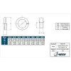 Hippo Hardware M3 (3mm) Spring Washers Rectangular Coil Split Lock