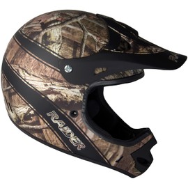 Raider Ambush Mossy Oak Unisex-Adult MX Off-Road Helmet (Break-Up Infinity Camo, Small)