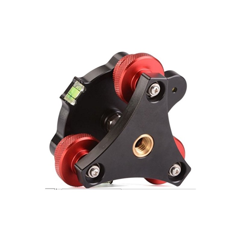 Desmond DLEVX-68 Leveler w Bubble Level for Tripod 3/8 Precision
