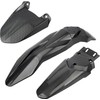 ABCERRSI Motorcycle Fender Set Shock Front Rear Mudguard Fender Protector Compatible with Talaria Sting MX3 MX4 Electric Dirt Bike-Carbon Fiber