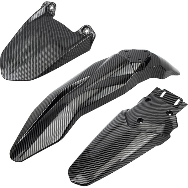 ABCERRSI Motorcycle Fender Set Shock Front Rear Mudguard Fender Protector