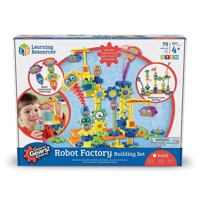 Learning Resources Gears Robot Factory - Building Toys for Kids