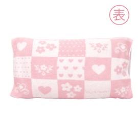 JILLSTUART Patchwork Quilt Pillow Case Pink Antibacterial Odor Resistant Full Fee Cotton 58-8047300 13.4 x 25.2 inches (34 x 64 cm)