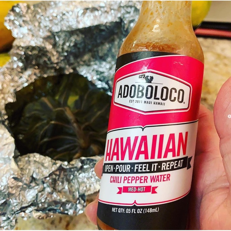 Adoboloco Hot Sauce Hawaiian Chili Pepper Water Sauce 5oz -