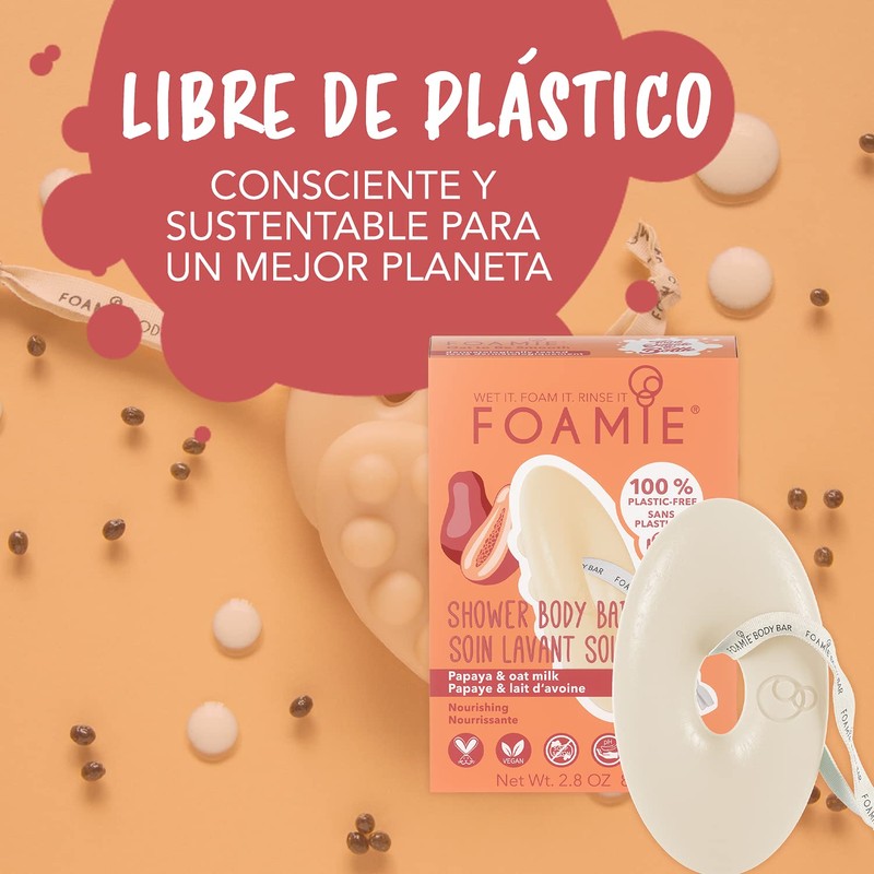 FOAMIE 2-in-1 body bar oat to be smooth