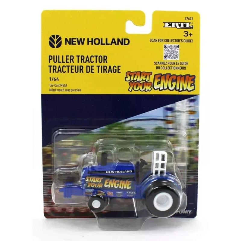 ERTL PULLING TRACTORS NEW HOLLAND START YOUR ENGINE & WORLD