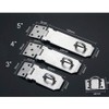 2Pcs 4" Black Heavy Duty Secure Door Latch Hasp and
