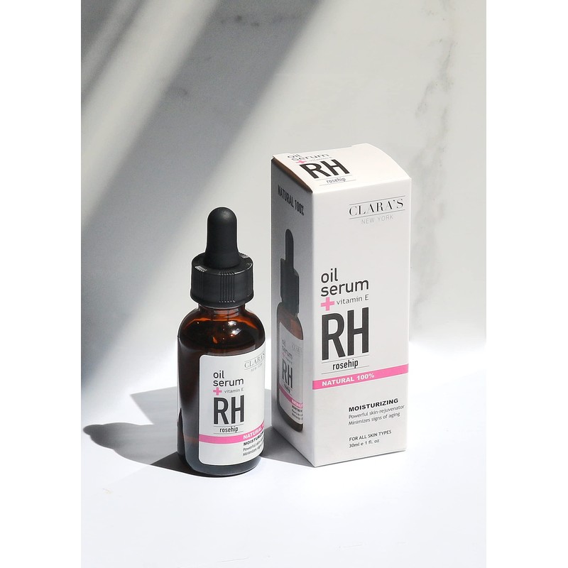 Clara's New York Moisturising Rosehip Facial Oil Serum 30 ml