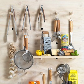 ECOLOGY EC1054 Provisions Acacia Tongs 36cm, Natural, EC1054