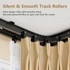 JIHXYER Flexible Bendable Ceiling Curtain Track, 16.4ft (5m) PVC, Metal,