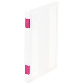 TRUSCO Document Case A4 Clear Pink TFC425-CPK