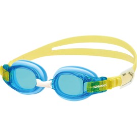 Swans SJ-8N SKBL Swimming Goggles, Made in Japan, Sky Blue, For Kids 3 to 8 Years Old