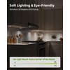 EZVALO LED Puck Lights, Rechargeable Sitck On Tap Lights, Wireless