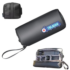 DJI POCKET 3 2 1/Insta360 X4 X3 X2 Storage Case Carrying Bag Multi-layer Waterproof Travel Case for Gopro Hero 13 12 11 10 9 8 7 6 5/ONE RS/ONE RS/Osmo ACTION 5 Pro/4/3/2, Black, Portability