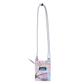 KAVU Waspusk Pouch Passport Crossbody Rope Sling - Spiral Tie Dye