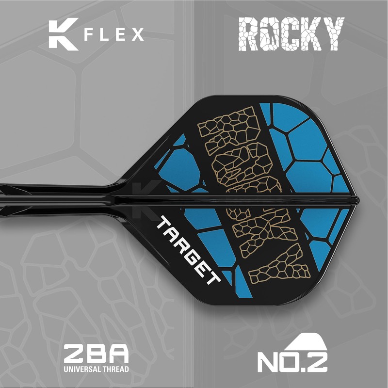 TARGET Darts Josh Rock K Flex Flights and Shaft System,