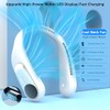 Hands-Free Bladeless Neck Fan with LED Display - 360° Cooling