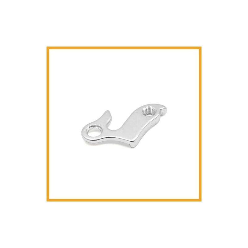 Partuto Silver Tone Aluminum Alloy Bicycle Derailleur Hanger Tail Hook