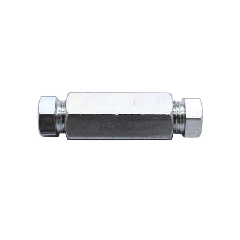 Brake Pipe Connector 3/8" UNF 2 Way 2 x Inline