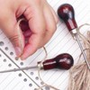 4 Pieces Wooden Handle Awl Tailors Awl Leather Sewing Tool