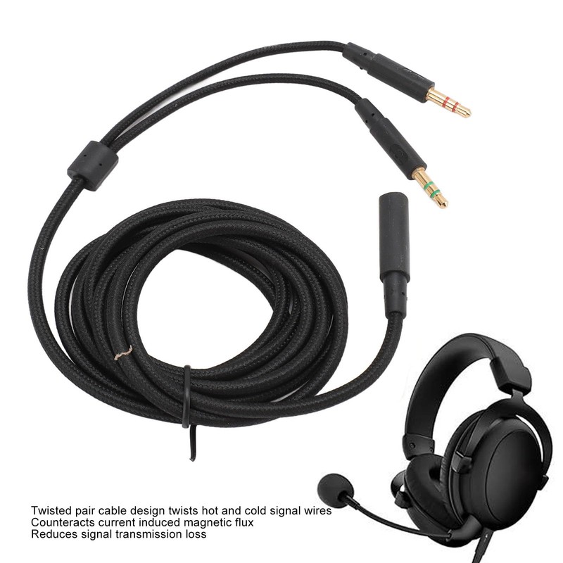 PC Splitter Cable Replacement for Kingston Cloud Stinger, Cloud Mix,