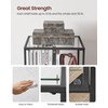 VASAGLE Bookcase, 5-Tier Bookshelf, Slim Shelving Unit for Bedroom, Bathroom,