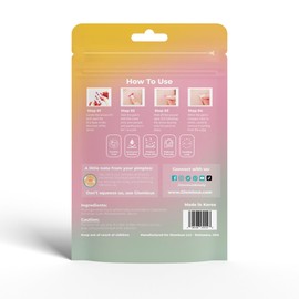 Glomious Pimple Patches - Invisible Hydrocolloid Acne Patch for Face and Skin, Spot Cover for Blemishes, Zits Patch, Spot Care for Breakouts, Facial Acne Patch, 2 Sizes (42 counts)