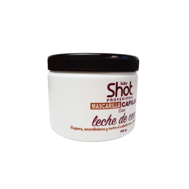 Kolor Shot Mascarilla Capilar Con Leche de Coco Repara, acondiciona