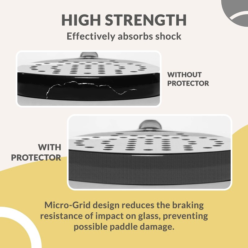 Palbea Transparent Padel Racket Protector - Pack of 5 -