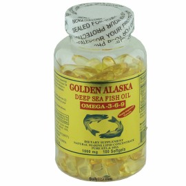 6 x Gold Vitamin Golden Alaska Deep Sea Fish Oil Omega 3-6-9 1000 mg 100 SG