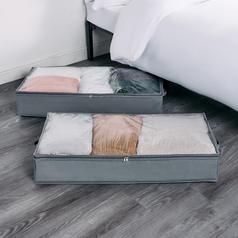 OHS Under Bed Storage 90L, Bedding Towels Duvets Clothes Storage