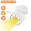 LED Ceiling Spotlight Dimmable12W 3CCT 3000K/4000K/5000K Adjustable spotlight ceiling light
