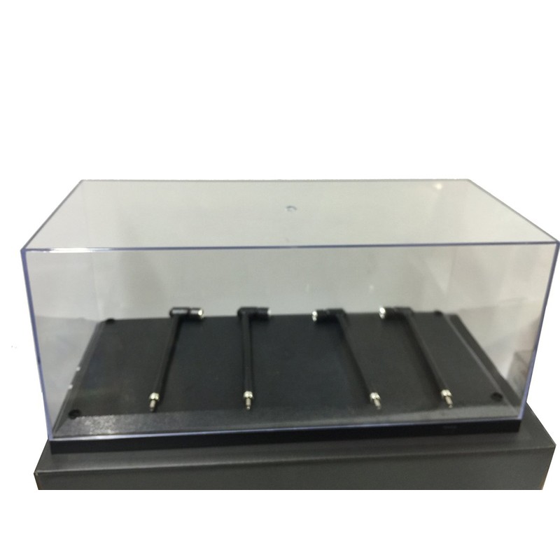 1:18 Illumibox acrylic black base display case, w/ LED lights
