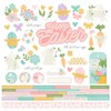 Simple Stories Hoppy Easter Cardstock Stickers-12""X12""
