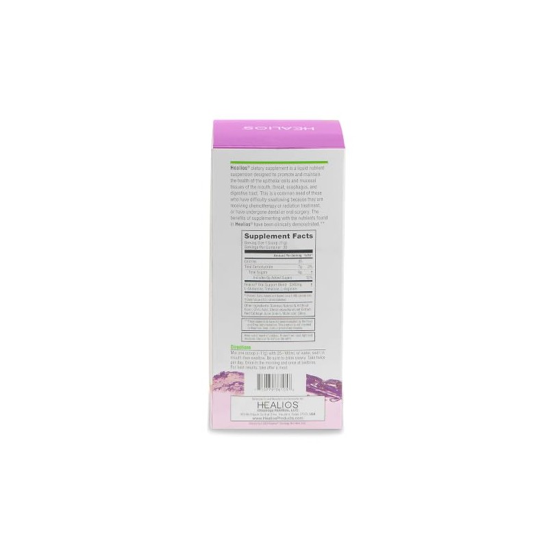 HEALIOS Suplemento dietético con sabor a uva, forma de polvo,