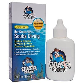Diver Drops for Protection Against Trapped Water! Ideal for Swimming, Diving & All Kinds of Water Activities | Help Scuba and Free Divers Equalize, Prevent Reverse Ear Infections