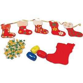 Springboard Stocking Bunting Making Craft Activity Pack (Pack of 120)
