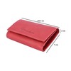 Conte Massimo Man Woman Keyring Genuine Leather, Red with bag