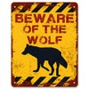 Print Crafted - Beware Of The Wolf | Vintage Metal