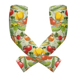 FISHEAL Vegetable Gardening Sleeves for Women, UV Protection Cooling Arm Covers, Anti-Scratch & Thorn Proof Men Outdoor