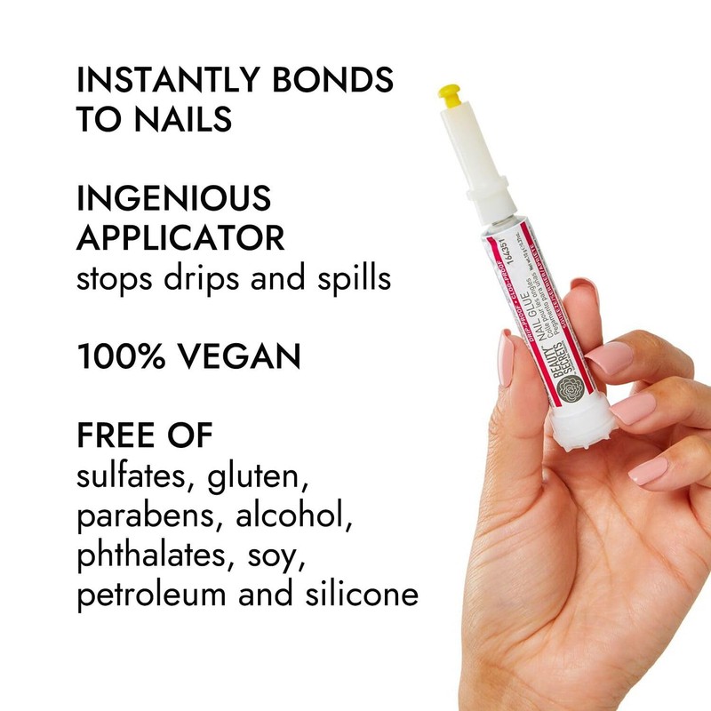 Beauty Secrets Drip & Clog Proof Nail Glue (1 Pack)