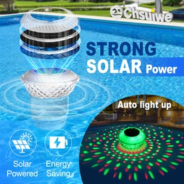 Pool Chlorine Floater with Marquee Light,Color-Changing Chlorines Floaters with Upgraded Button Control,Floating chlorine Dispenser for Pool,Adjustable Solar chlorines loaters for Hot Tub (Light Blue)