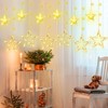 Kimuwote Light Curtain Christmas Lighting Window with Remote Control Timer,