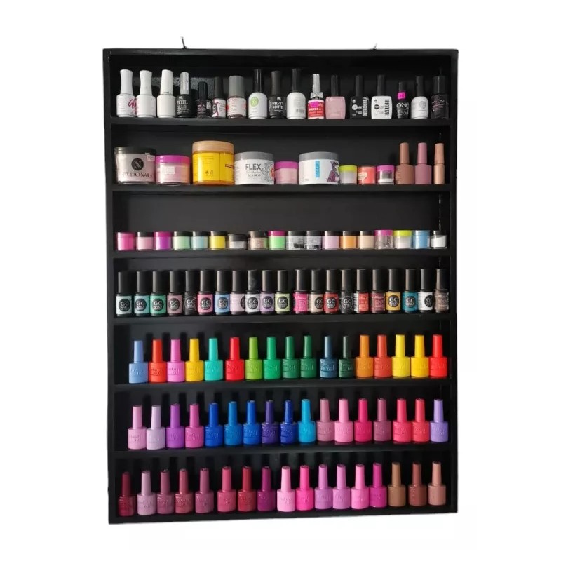 Galeria Shinju Esmaltero Exhibidor Maquillaje Repisa Multiuso Grande C/tapa